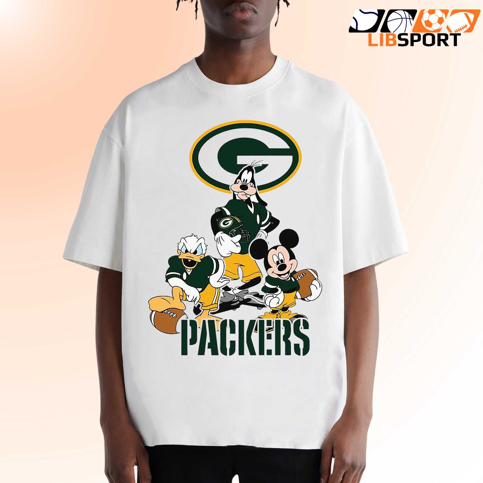 Packers Babies T-Shirt, Disney Green Bay Football Tee, Unisex Nfl Game Day Shirt